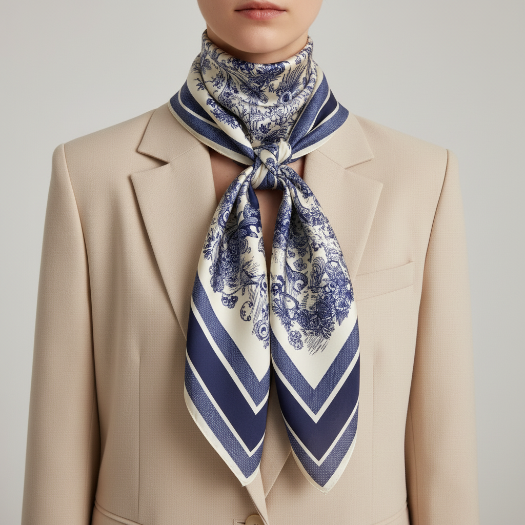 Nordspur | Square Simulated Silk Scarf