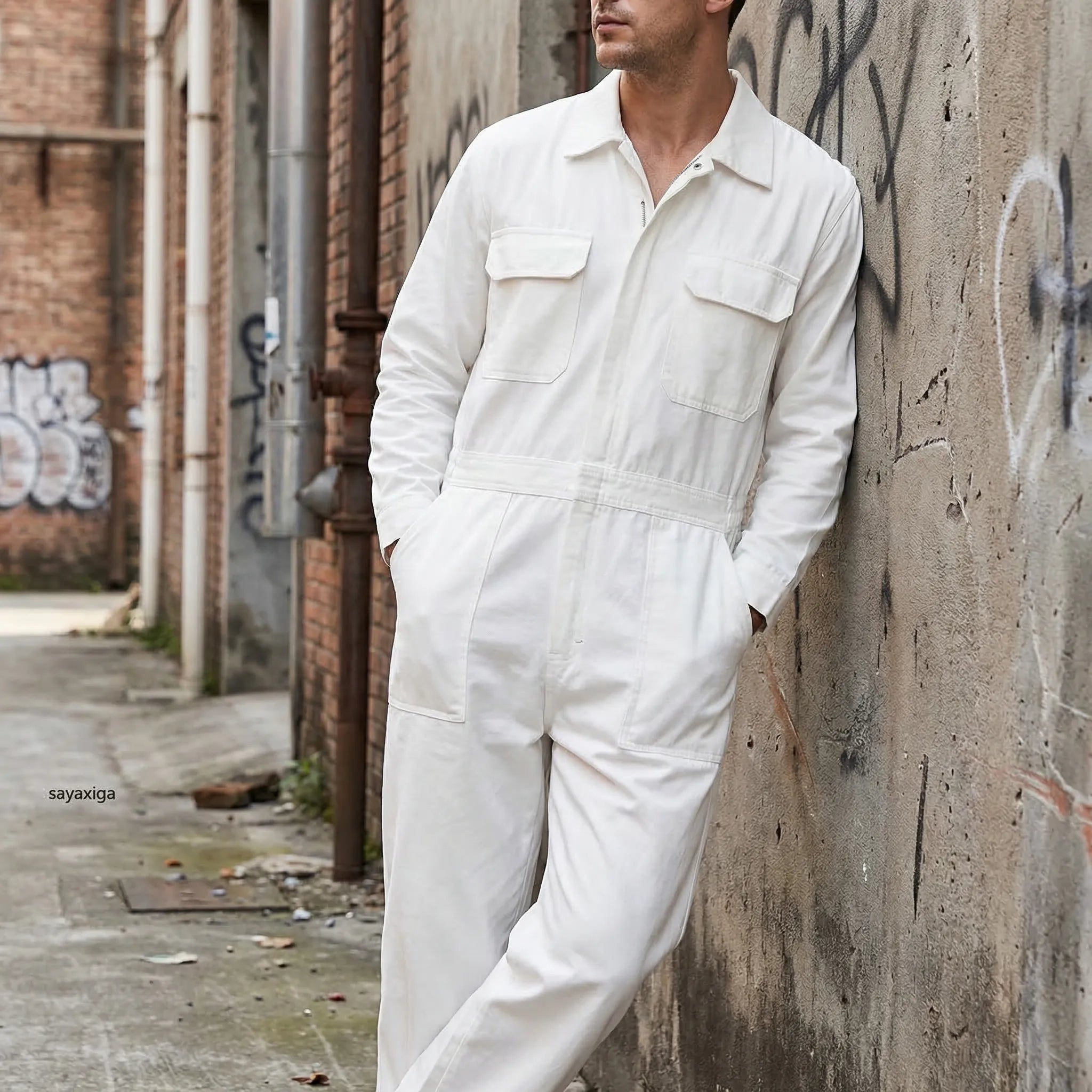 Nordspur | Strydfall Long-Sleeve Cargo Pocket Jumpsuit