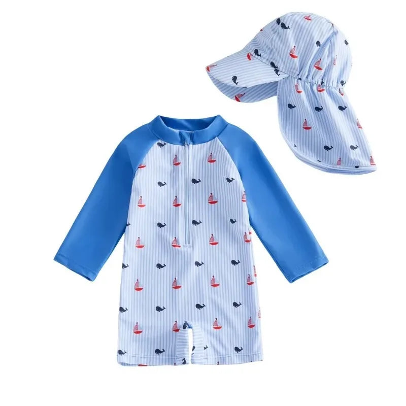 Nordspur | SunTideo Long Sleeve Kids Swimsuit