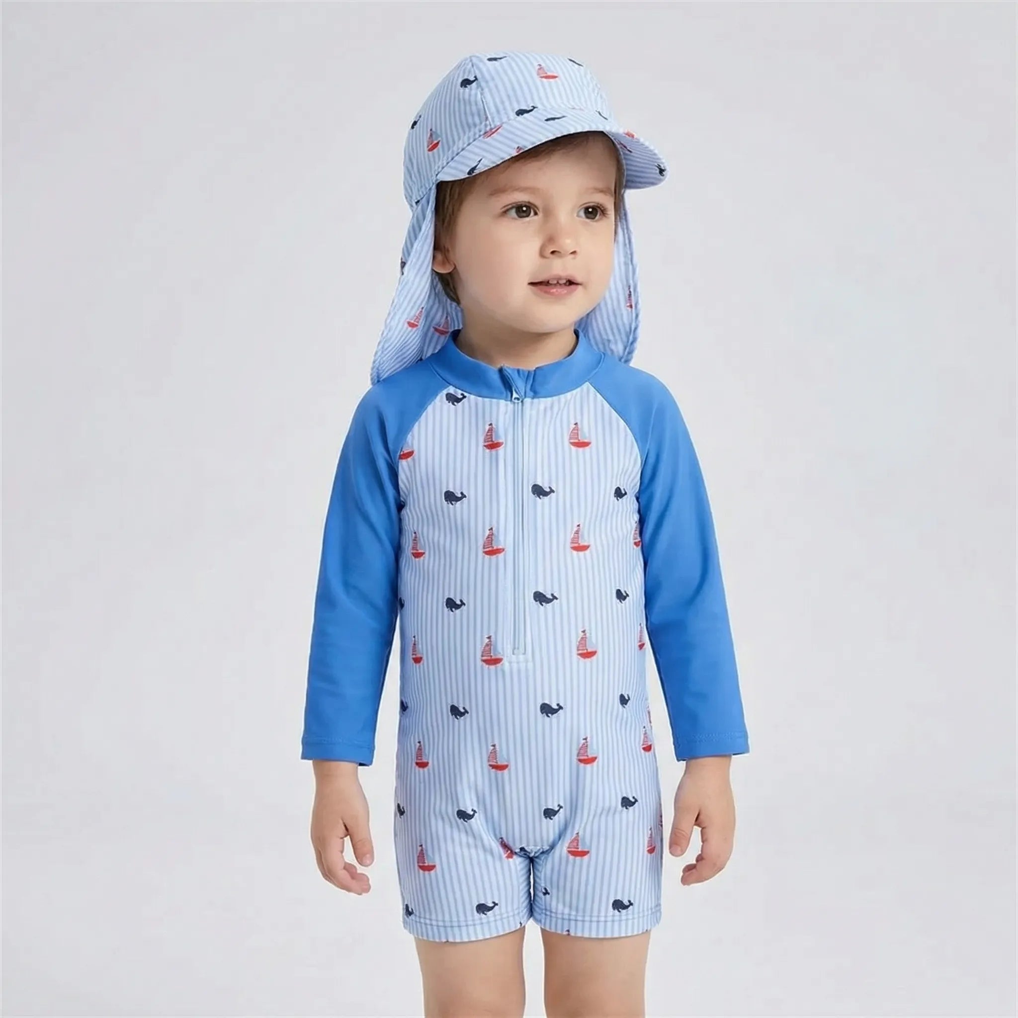 Nordspur | SunTideo Long Sleeve Kids Swimsuit