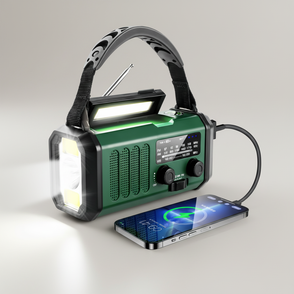 Nordspur | SurviBeam Hand Crank Emergency Radio