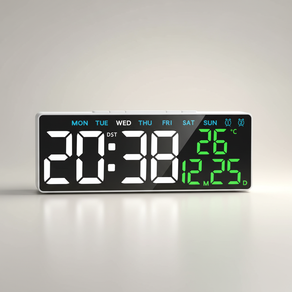 Nordspur | TemporaX Modern Digital Table Clock