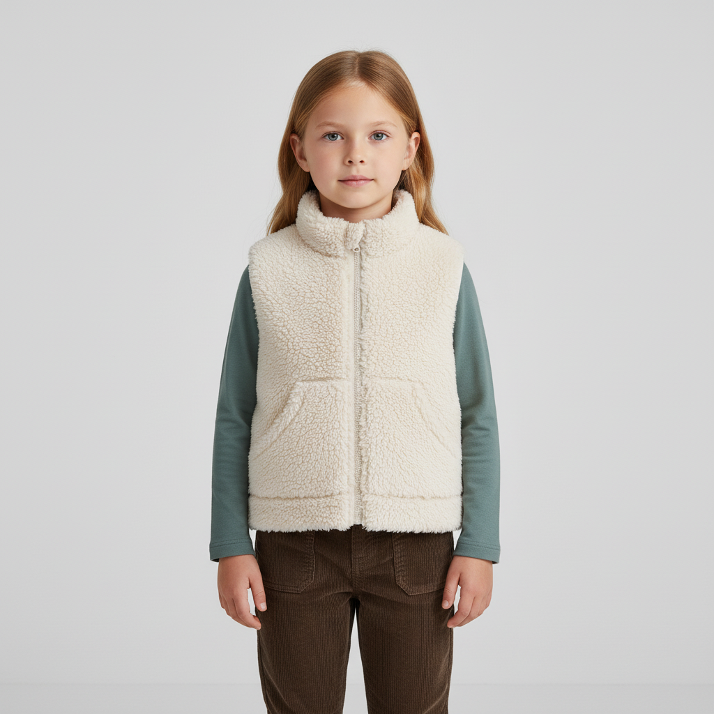 Nordspur | Thick Coral Fleece Vest