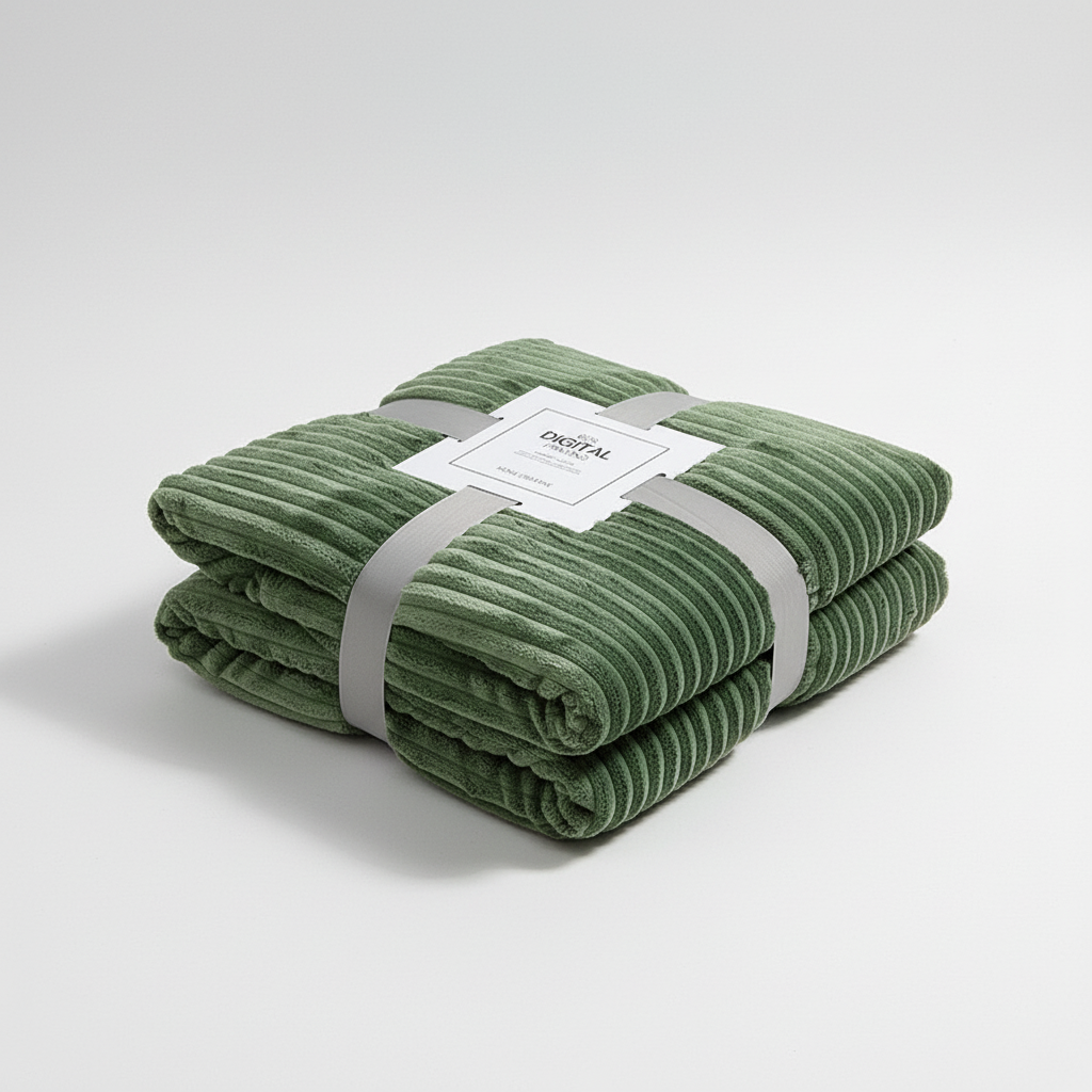 Nordspur | Thick Coral Velvet Throw