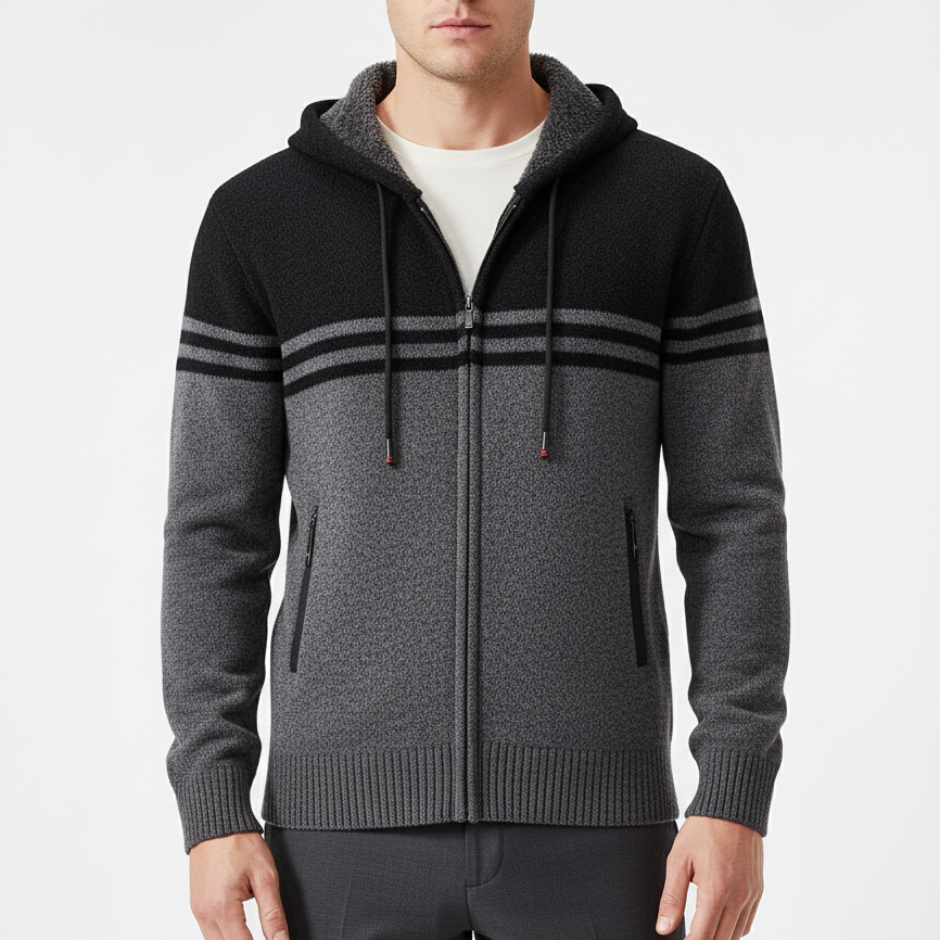 Nordspur | Thick Fleece Zip Cardigan