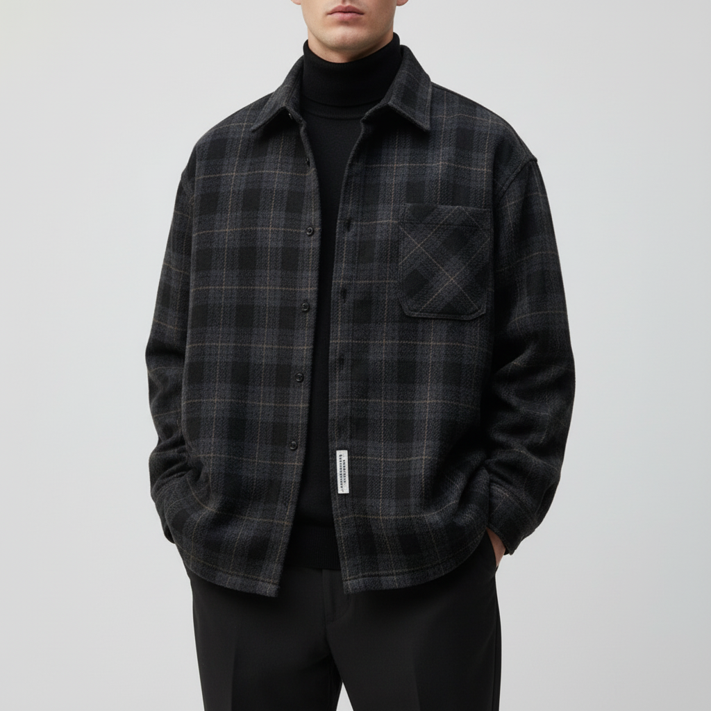 Nordspur | Thick Plaid Flannel Shirt