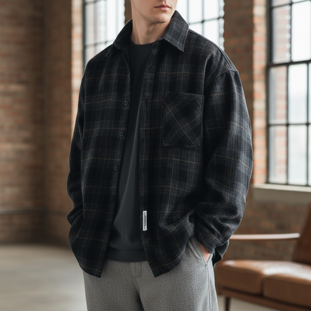 Nordspur | Thick Plaid Flannel Shirt