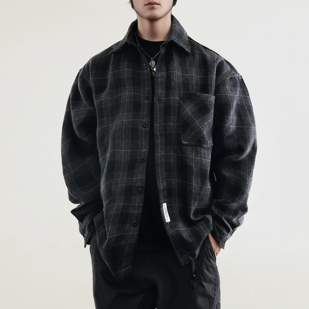 Nordspur | Thick Plaid Flannel Shirt