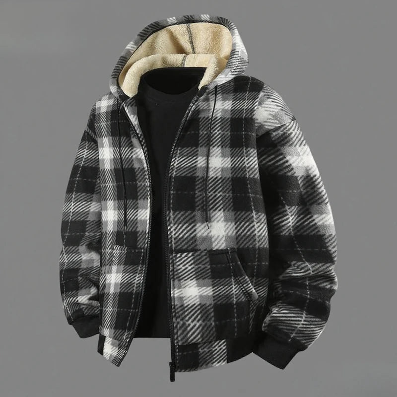 Nordspur | Thick Plaid Fleece Jacket