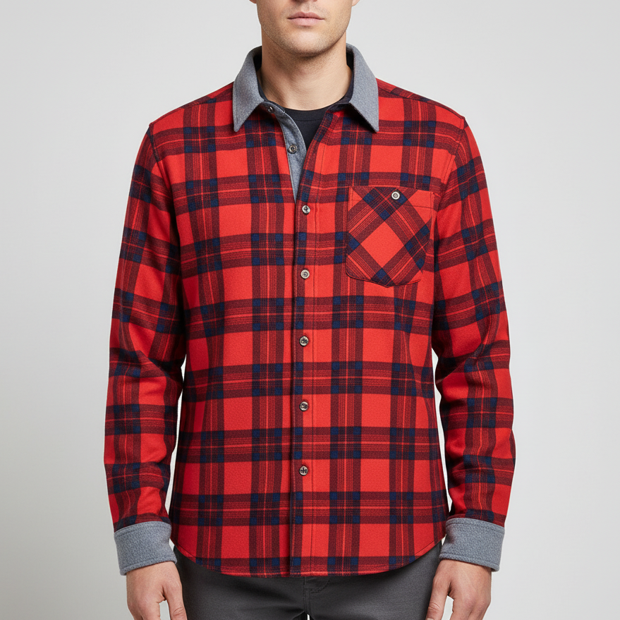 Nordspur | Thickened Flannel Shirt