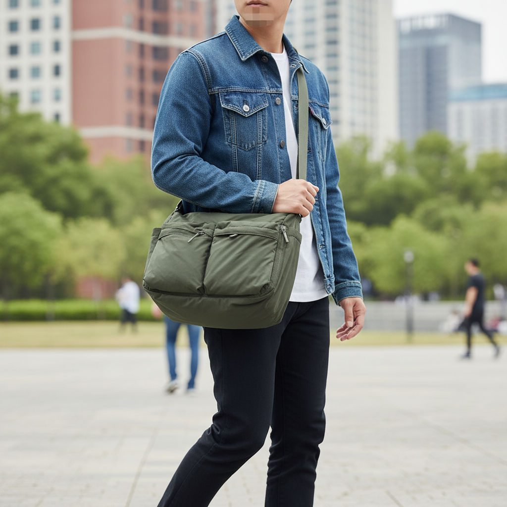 Nordspur | Thickened Nylon Messenger Bag