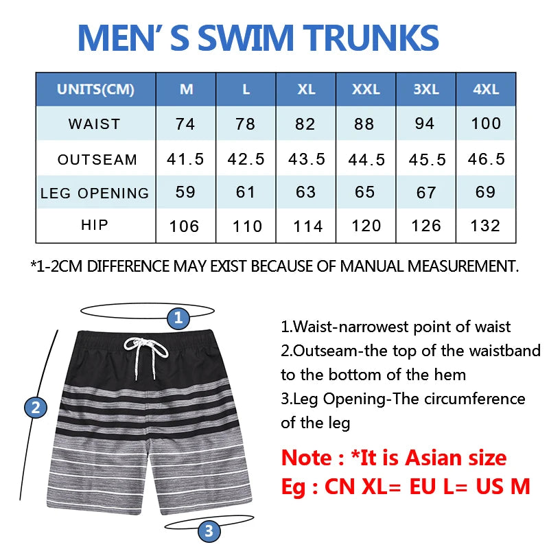 Nordspur | Tidevox Men Swim Trunks With Pockets