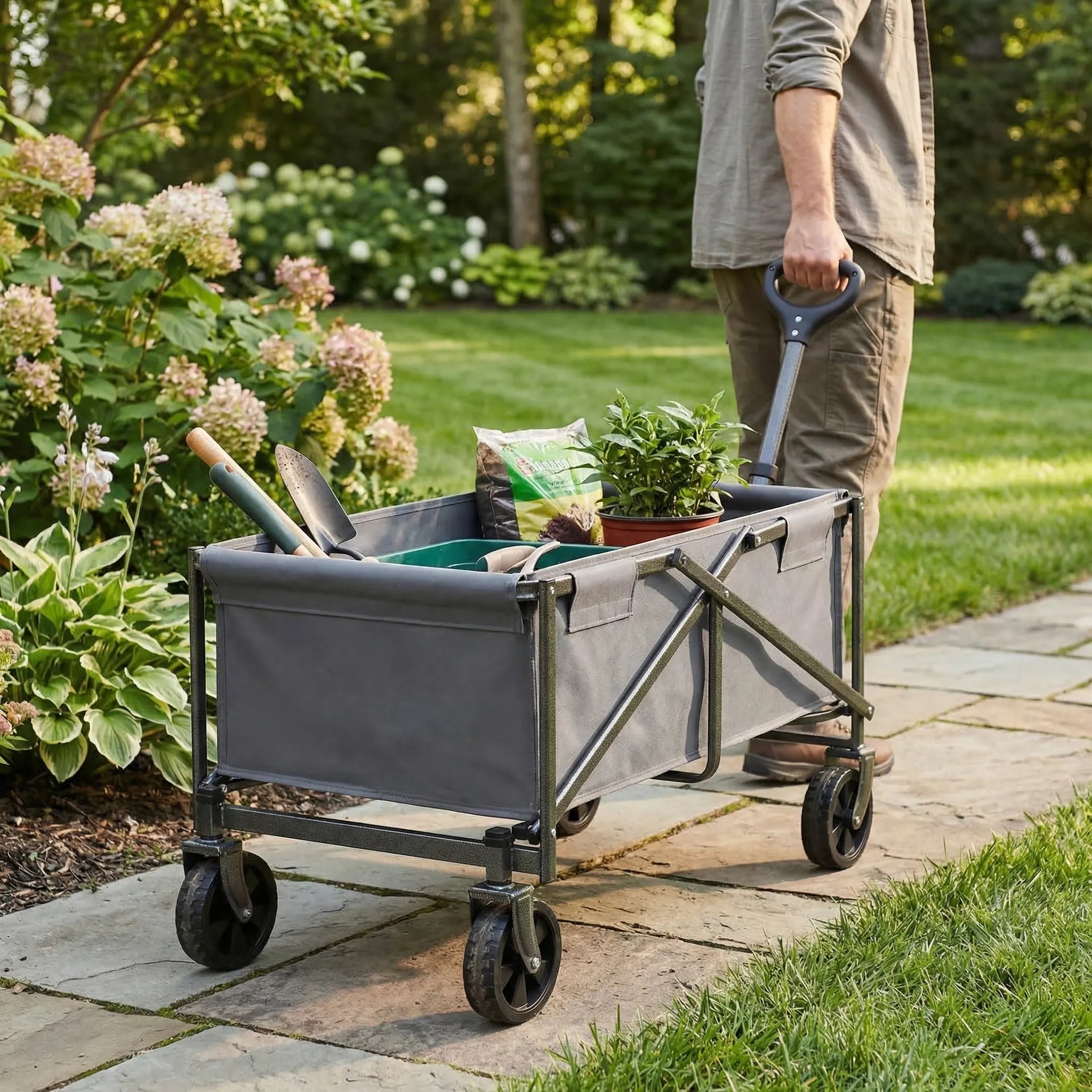Nordspur | Trundlix Foldable Transport Trolley With Rotating Wheels