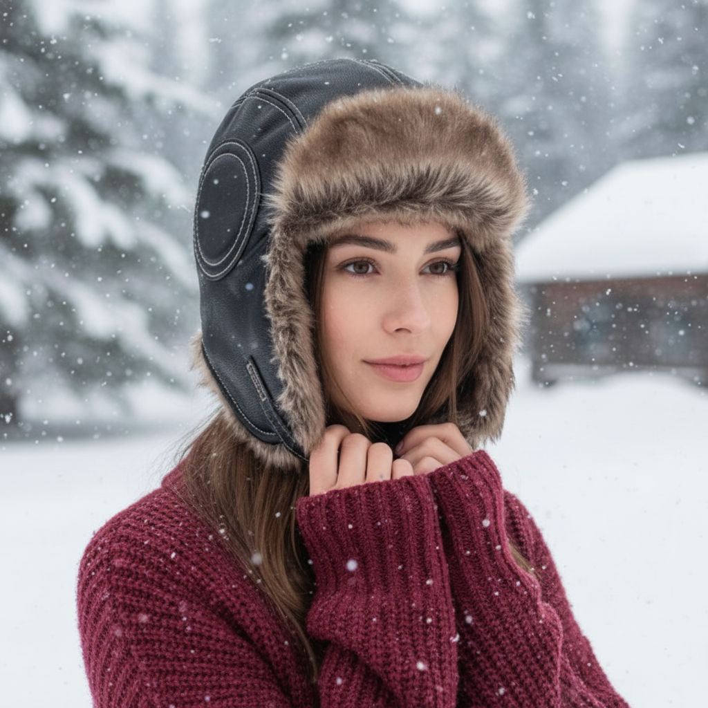 Nordspur | Vegan Leather Trapper Hat