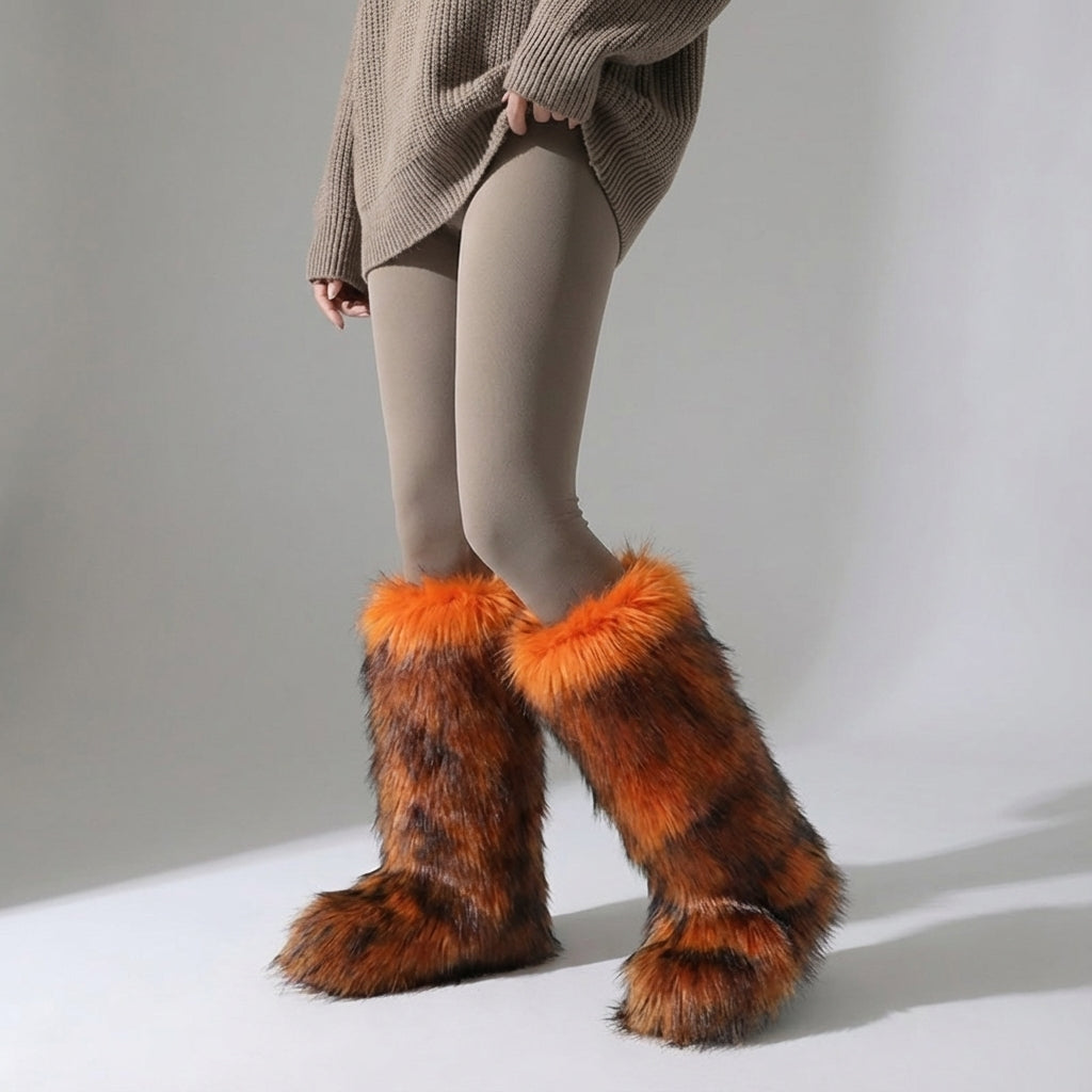 Nordspur | Velorose Knee High Fuzzy Boots