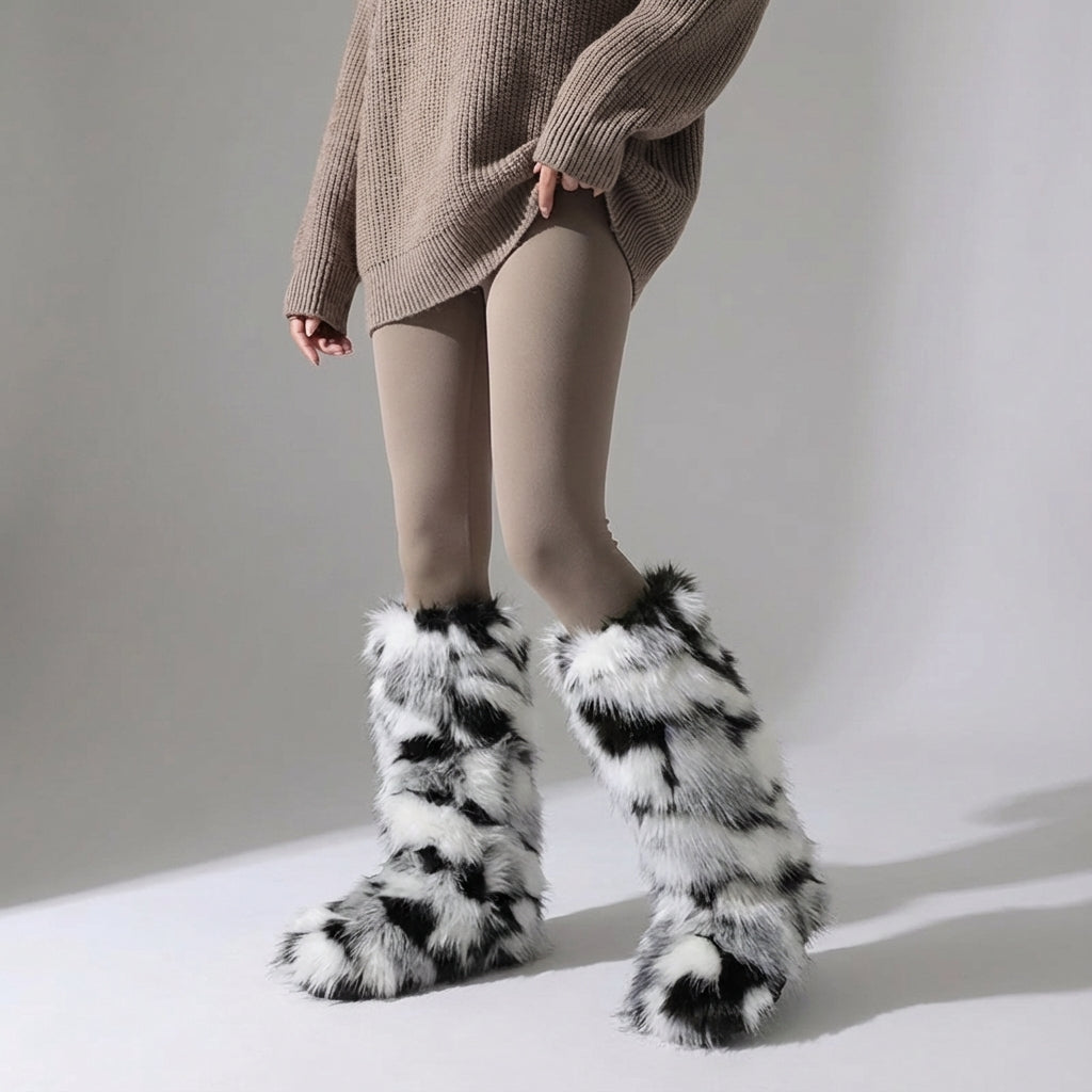Nordspur | Velorose Knee High Fuzzy Boots