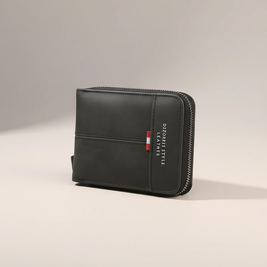 Nordspur | Vexirot Compact Horizontal Zip Wallet