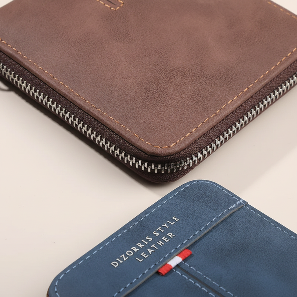 Nordspur | Vexirot Compact Horizontal Zip Wallet