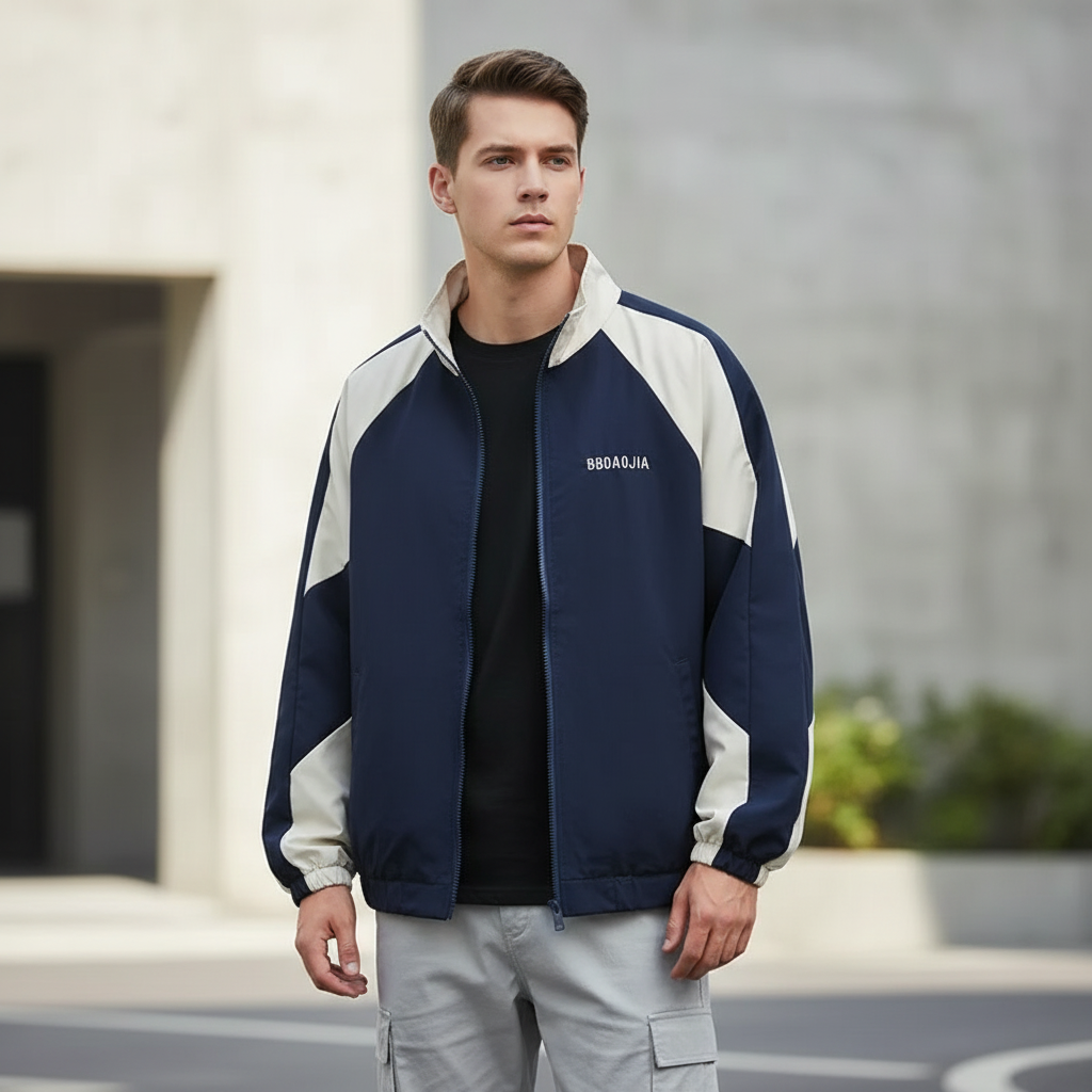 Nordspur | Vintaro Loose Fit Color Block Jacket