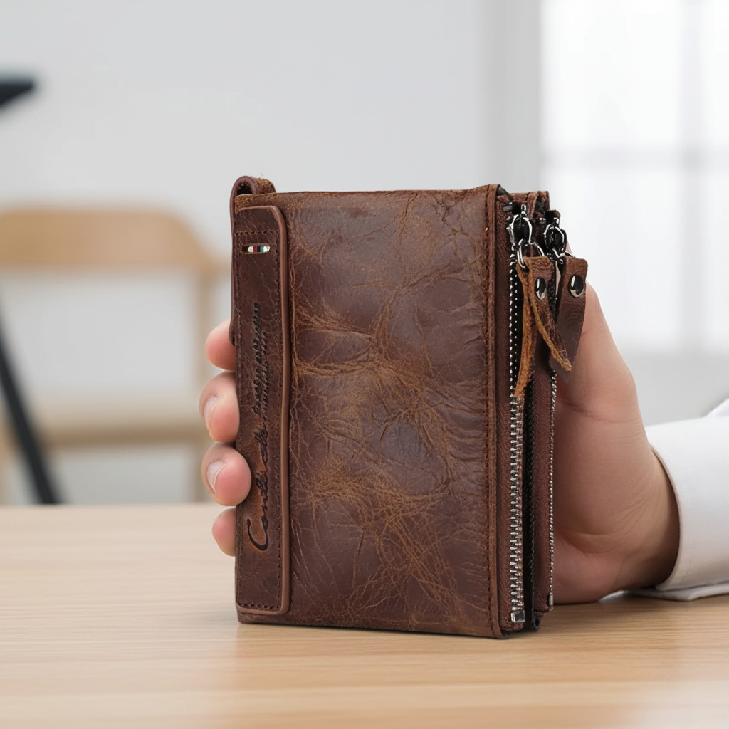 Nordspur | Vinturox Compact Zippered Coin Wallet