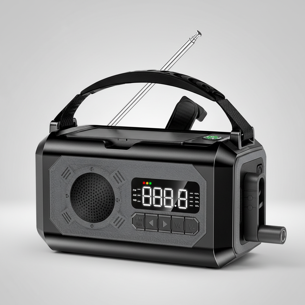 Nordspur | VoltGuardo Portable Solar Crank Radio