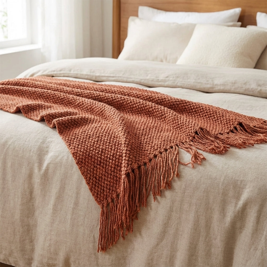 Nordspur | Wafflera Thick Waffle Knit Throw