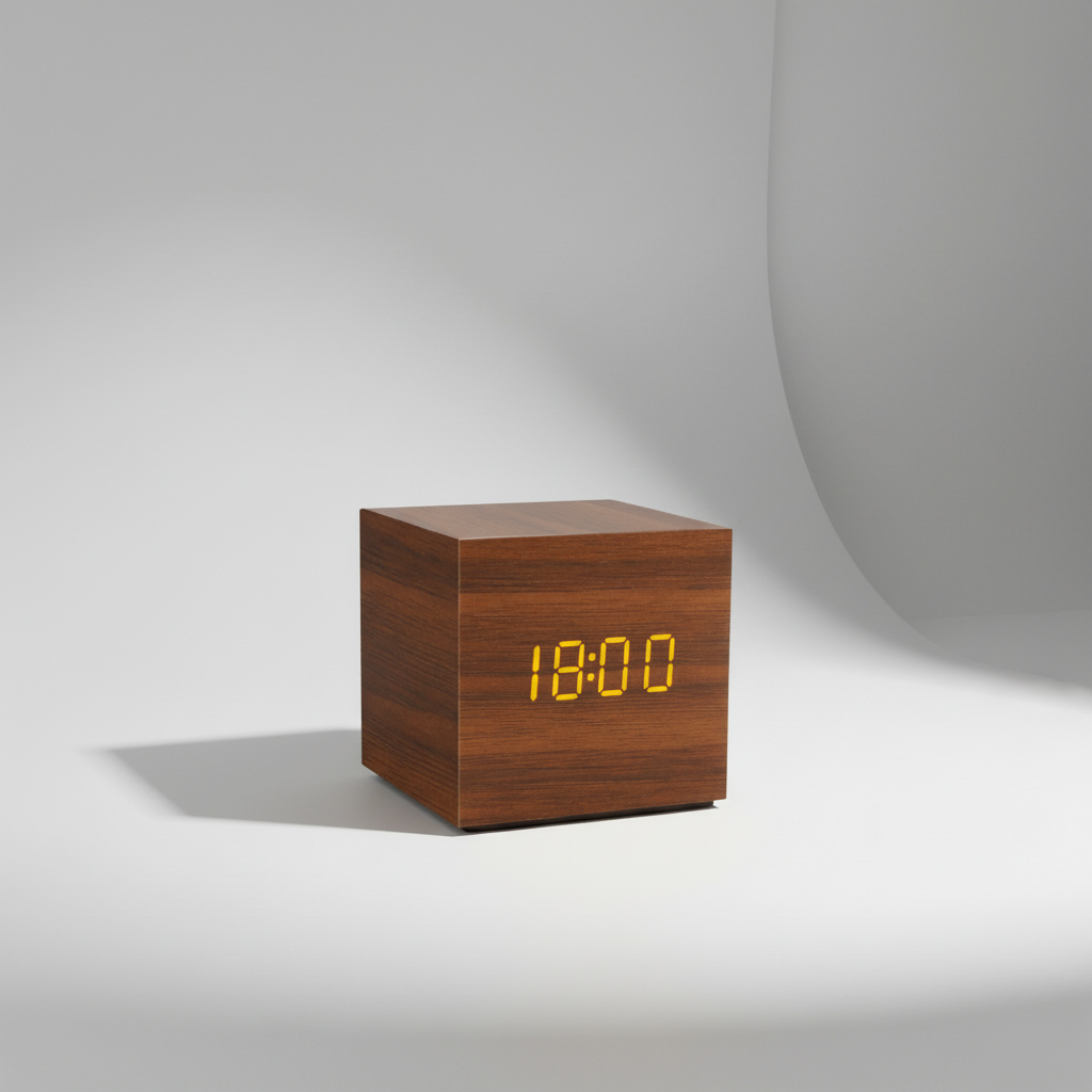 Nordspur | Woodverge Digital Wooden Tabletop Clock