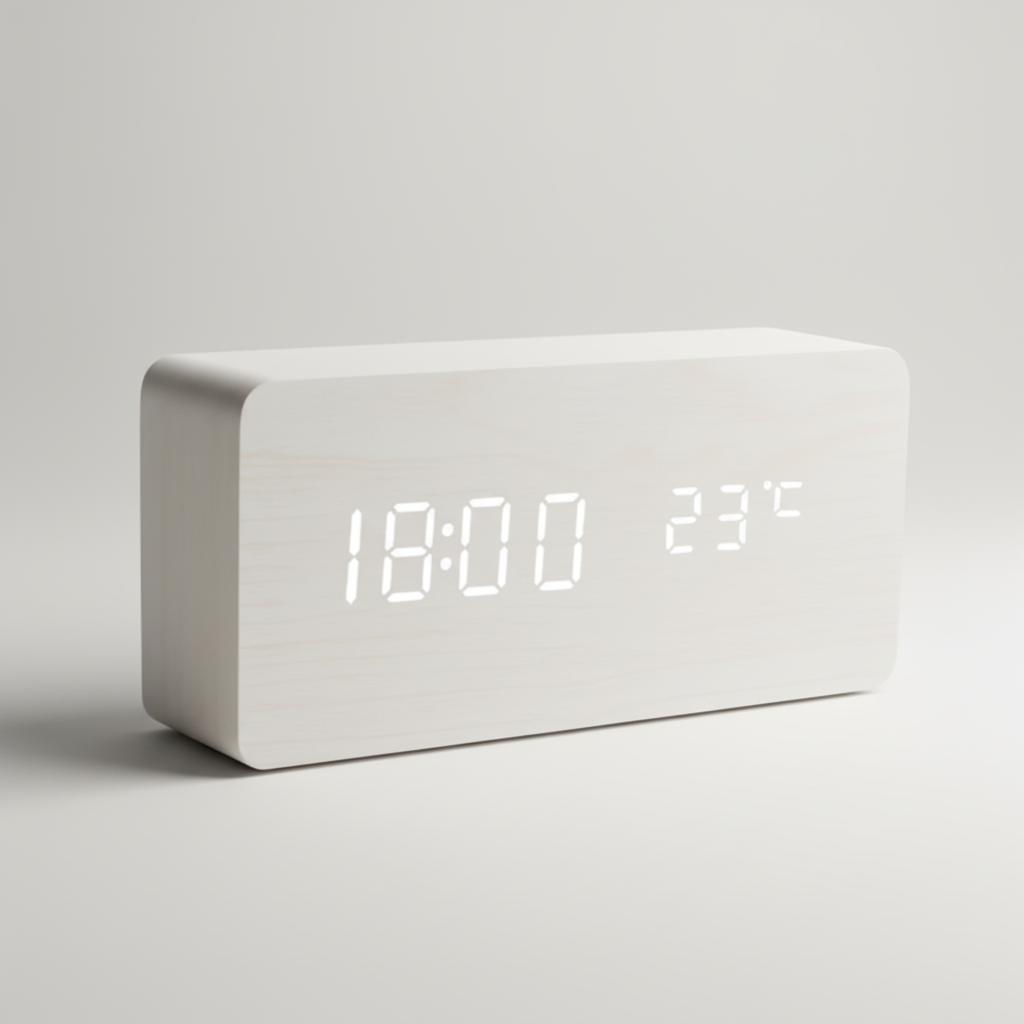 Nordspur | Woodverge Digital Wooden Tabletop Clock