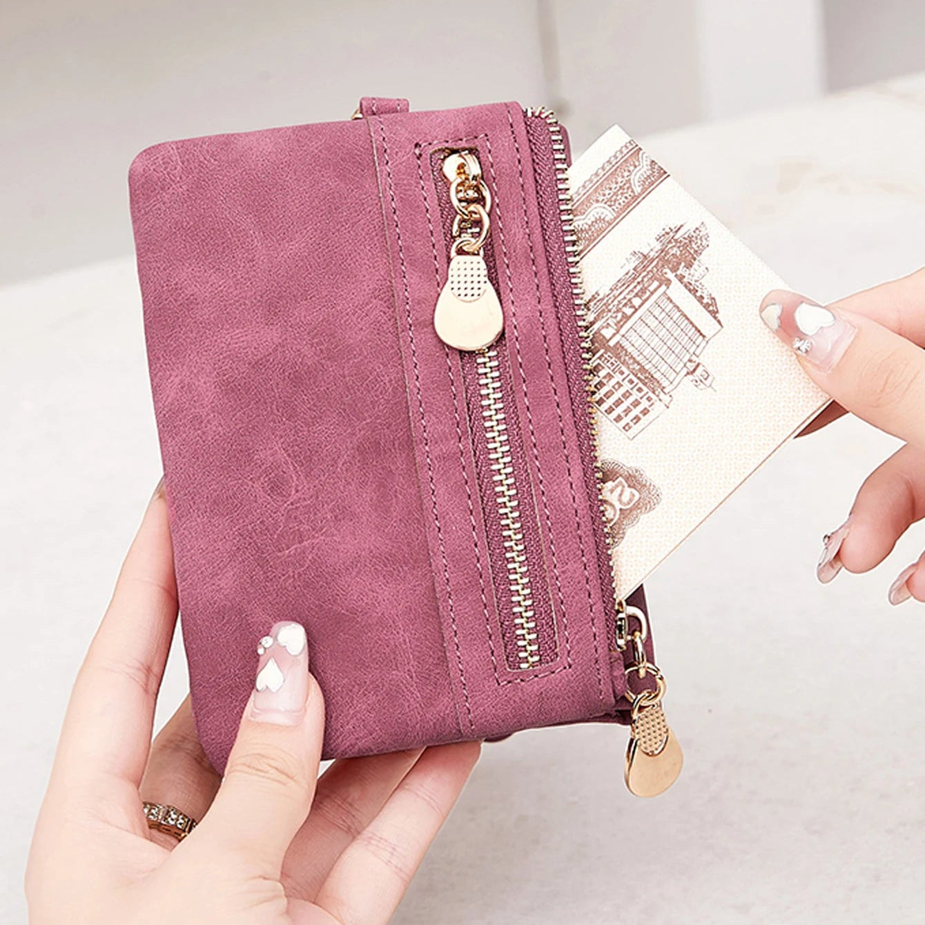 Nordspur | Zippette Short Fold Wristlet Wallet