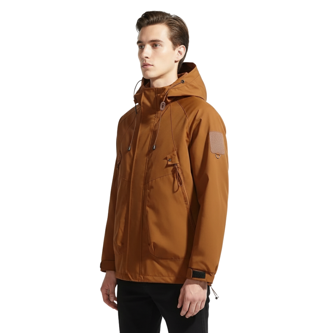 Unisex Waterproof Windbreaker – Lightweight Outdoor Rain Jacket