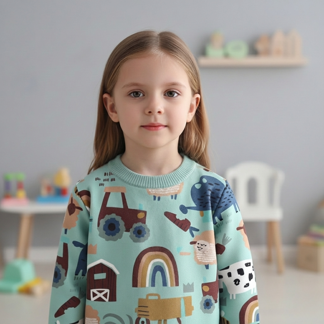 Nordspur | Kids Cartoon Print Sweater