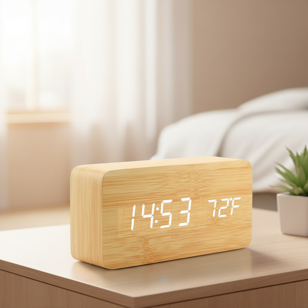 Digital alarm clocks