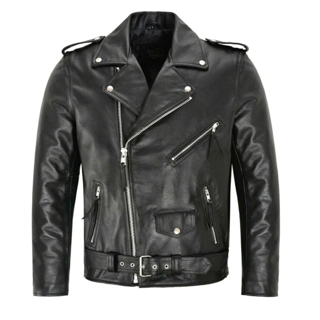 Women’s Faux Leather Biker Jacket – Moto Style