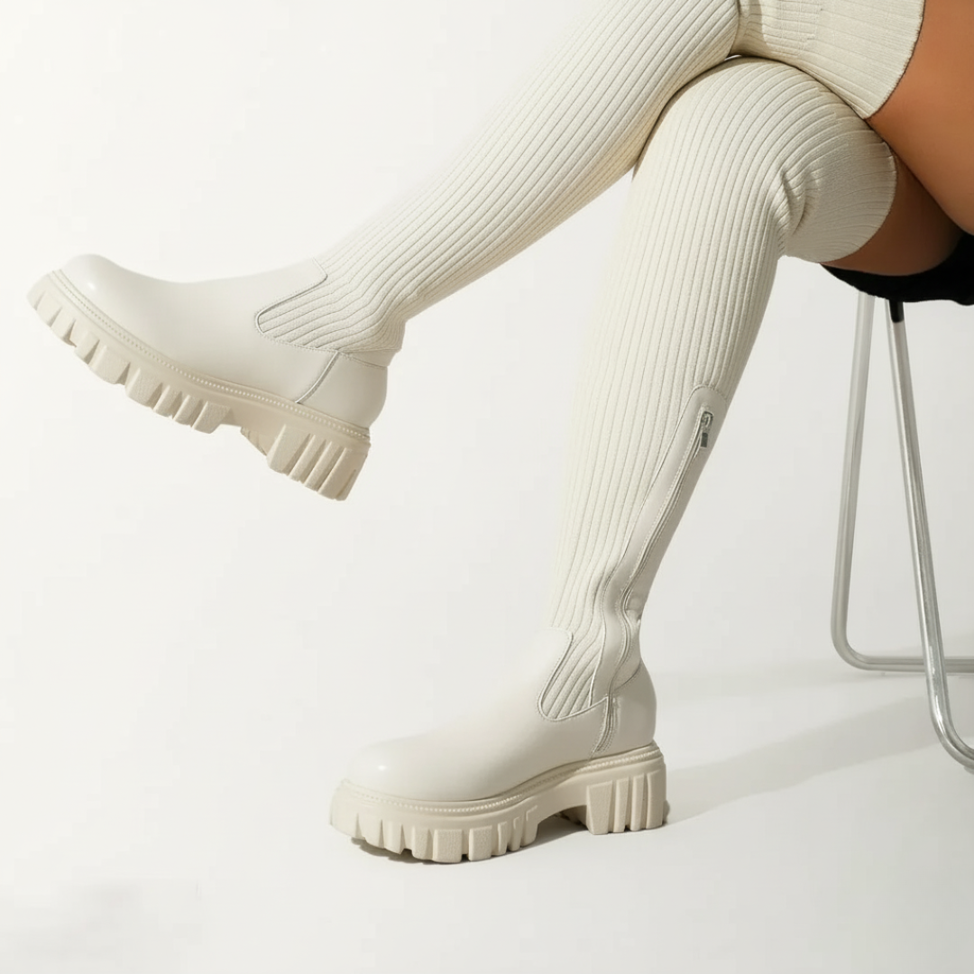 Nordspur | FlexRib Thigh-High Sock Boots