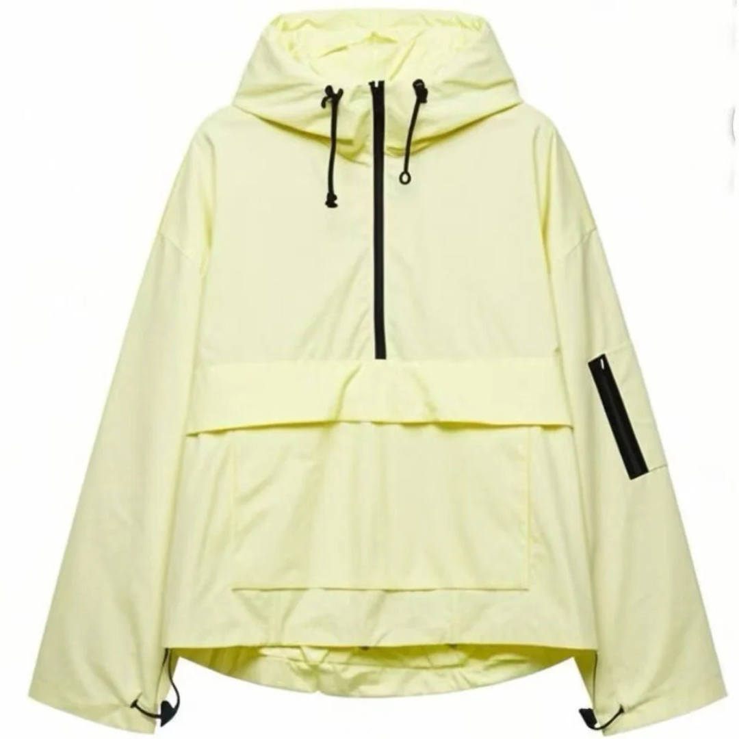 Waterproof All-Weather Coat with Hood & Front Pocket – StormShield Parka