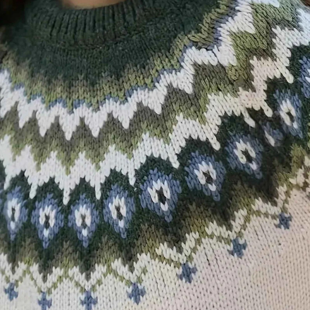 Nordic Knit Jumper – Snowfall Heritage Pullover