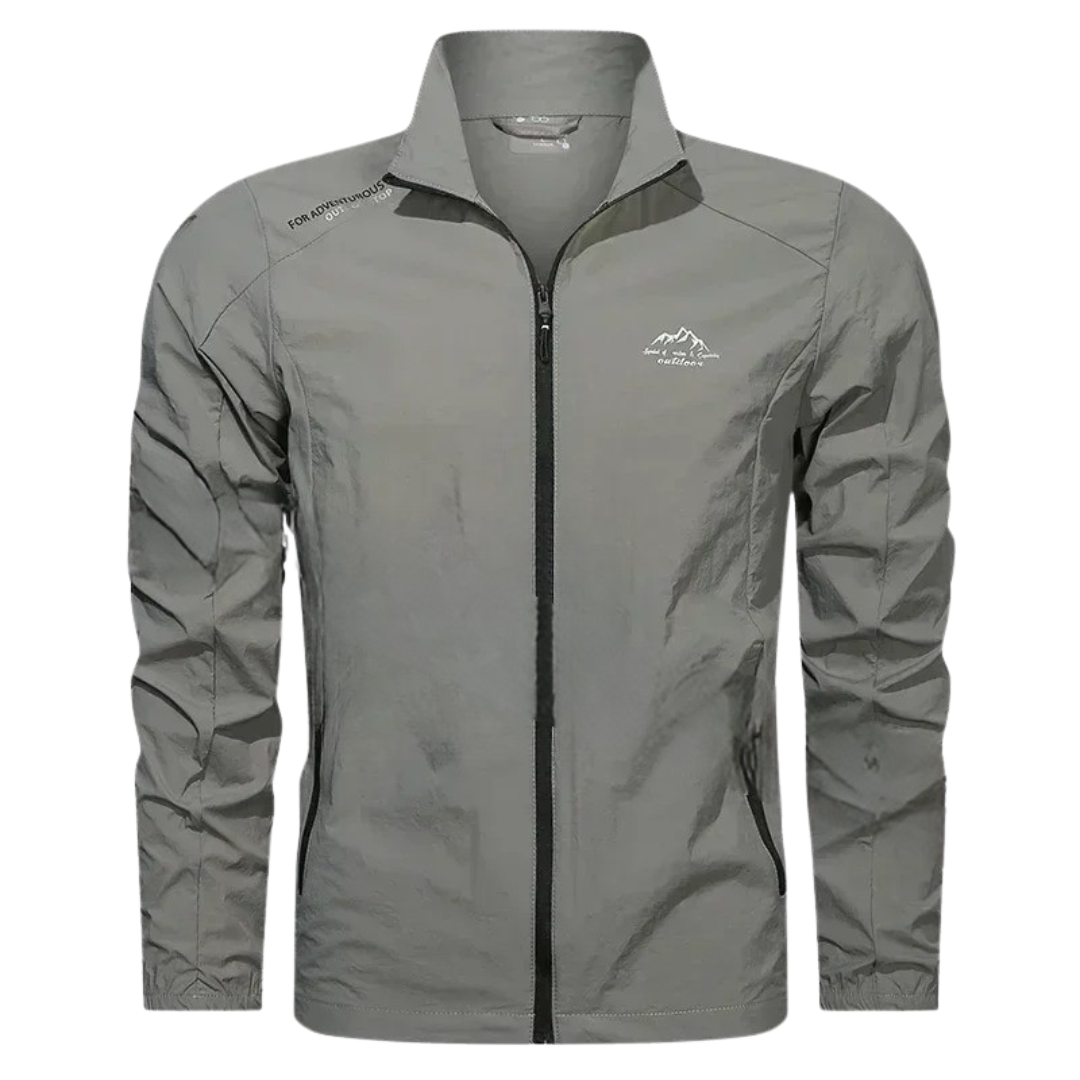 Men’s Lightweight UV-Protective Jacket – Windproof Summer Outdoor Windbreaker