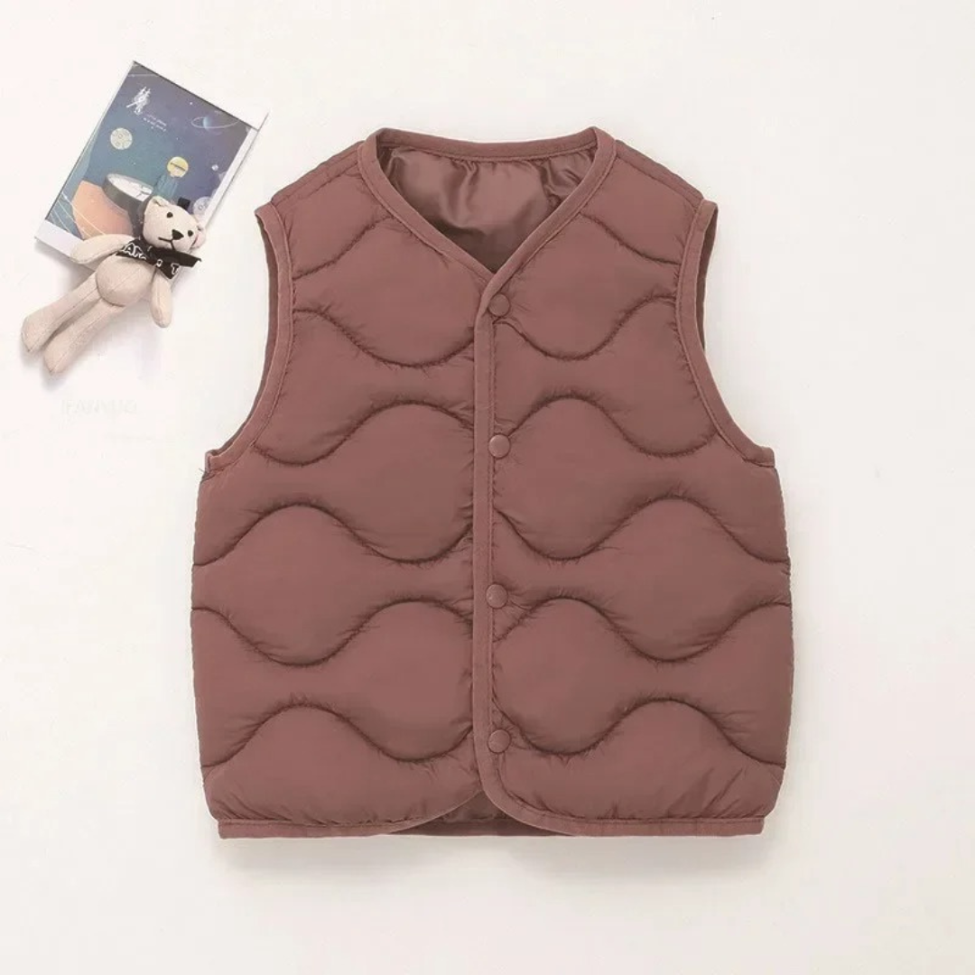 Children’s Winter Vest Jacket – PuffNest Cotton-Padded Gilet for Boys & Girls