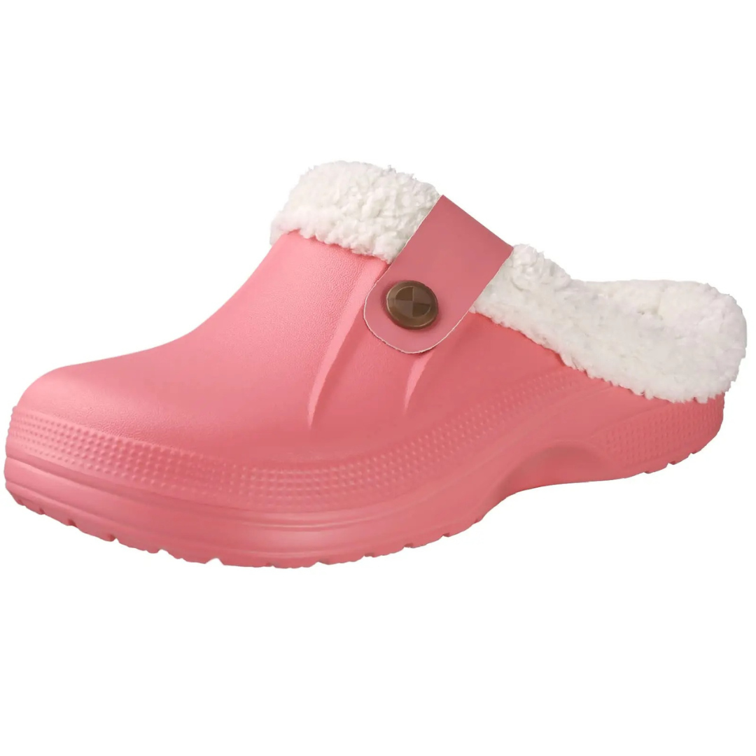 Slipper with Waterproof Sole & Plush Lining – CosyStep Winter Clogs