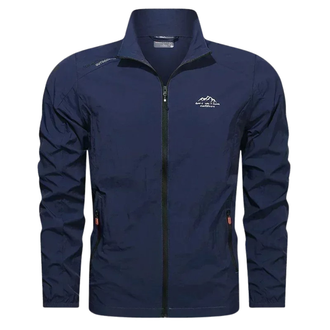 Men’s Lightweight UV-Protective Jacket – Windproof Summer Outdoor Windbreaker