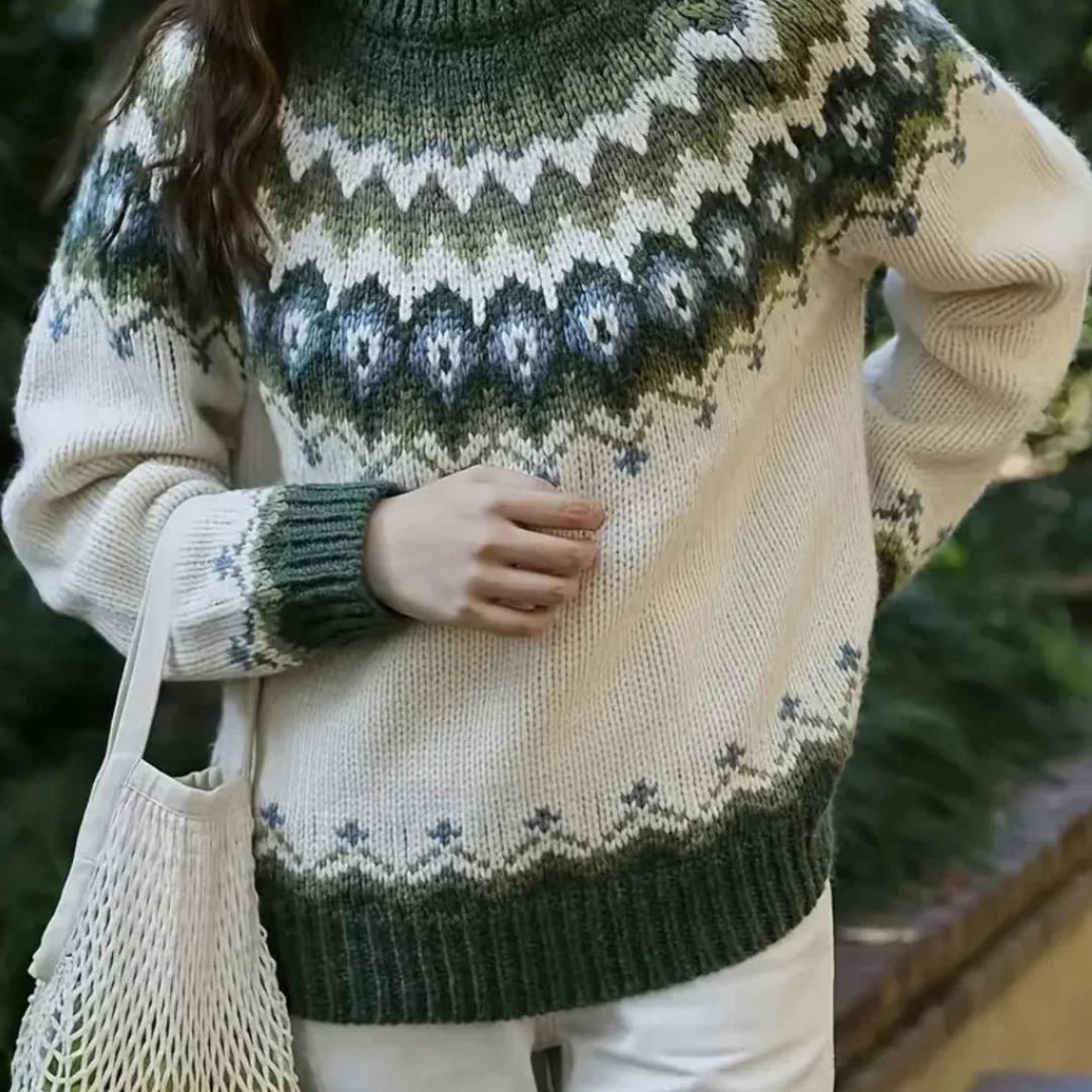 Nordic Knit Jumper – Snowfall Heritage Pullover