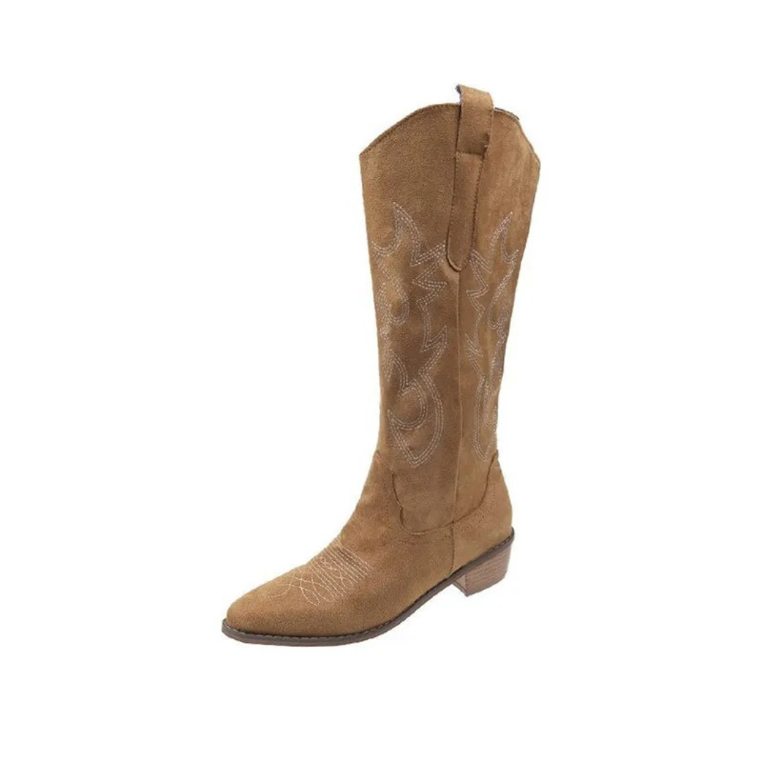 Boots Cowboy for Women – Sierra Embroidered Knee-High Boots