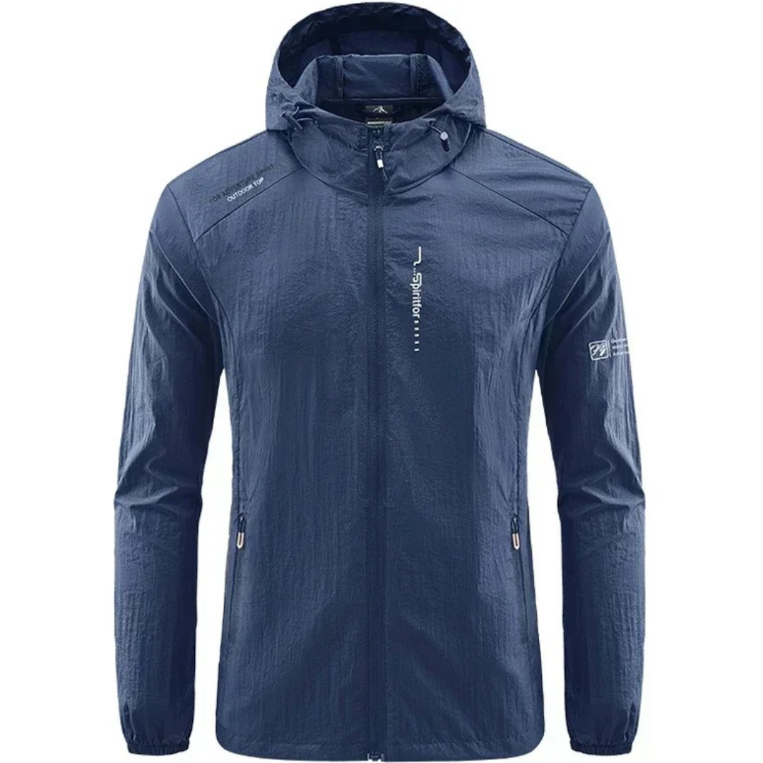 Men’s Lightweight Hooded Windbreaker – Outdoor Jacket
