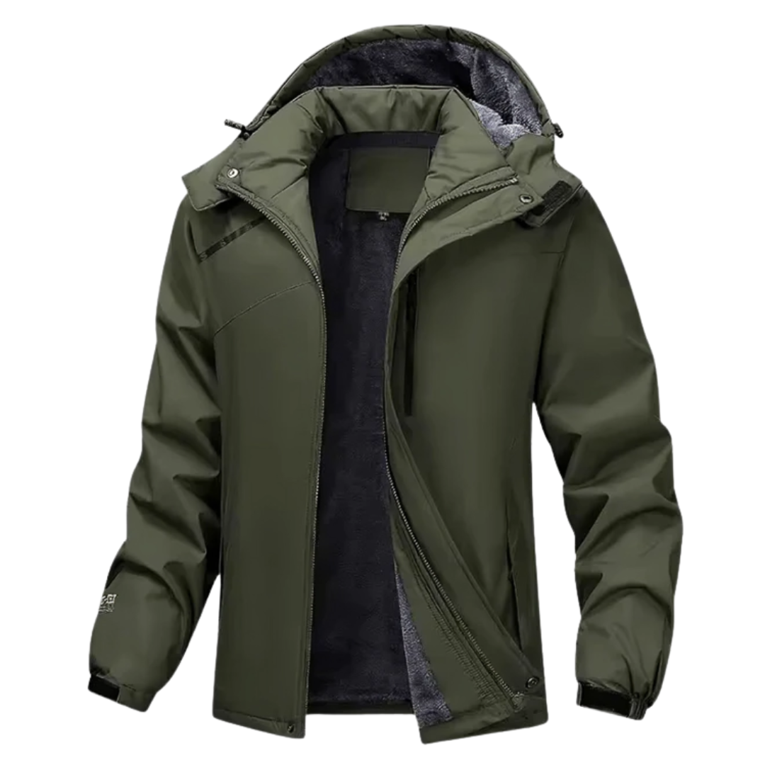 Men’s Waterproof Jacket with Hood – Rain & Windproof Coat
