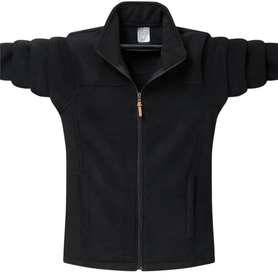 Men’s Softshell Fleece Jacket – Thermal Outdoor Zip-Up for Autumn & Winter