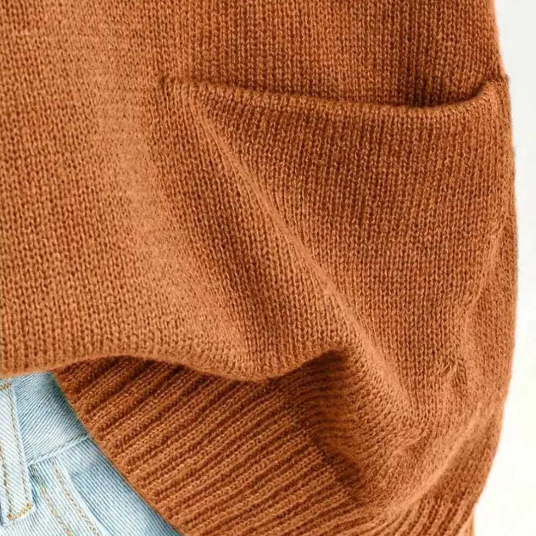 Knit Vest with Pockets & V-Neck – AutumnEase Vest