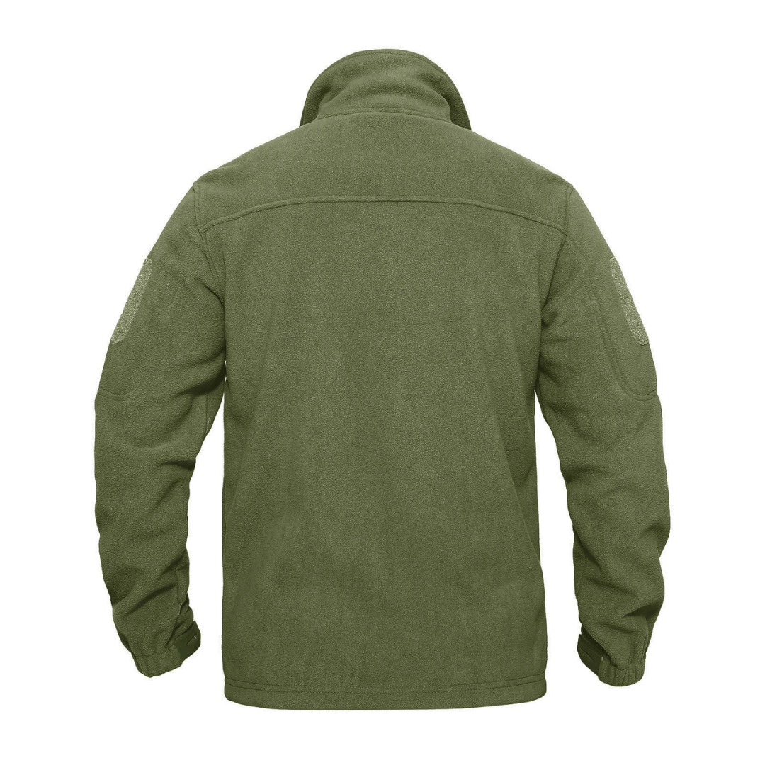Men’s Thermal Fleece Jacket – Tactical Zip-Up Outdoor Jacket