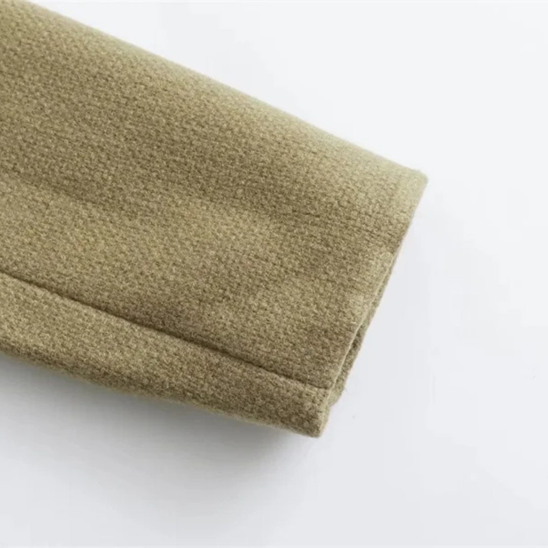 Women’s Cropped Bouclé Tweed Jacket – Elegant Gold Button Cardigan Blazer