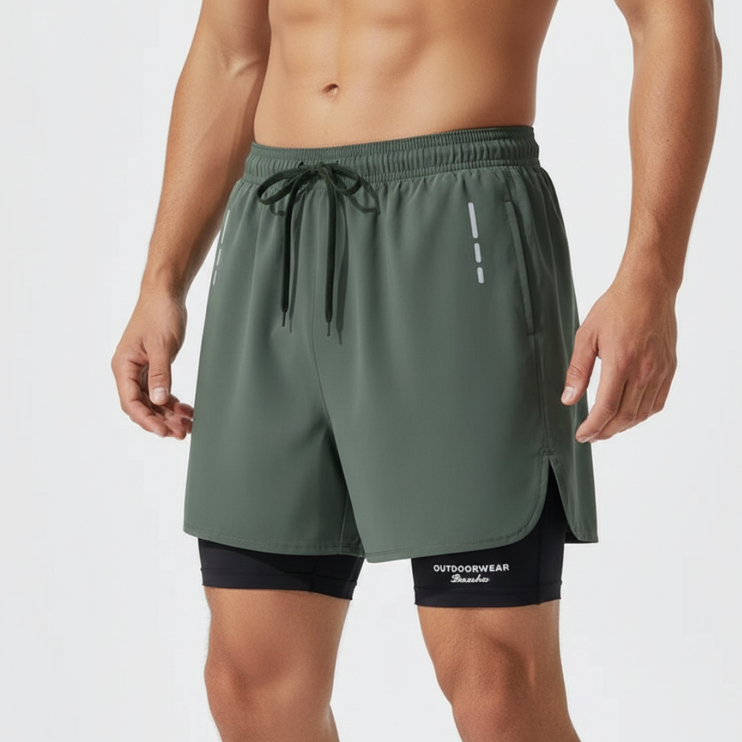 Nordspur | Veltoro Two In One Running Shorts