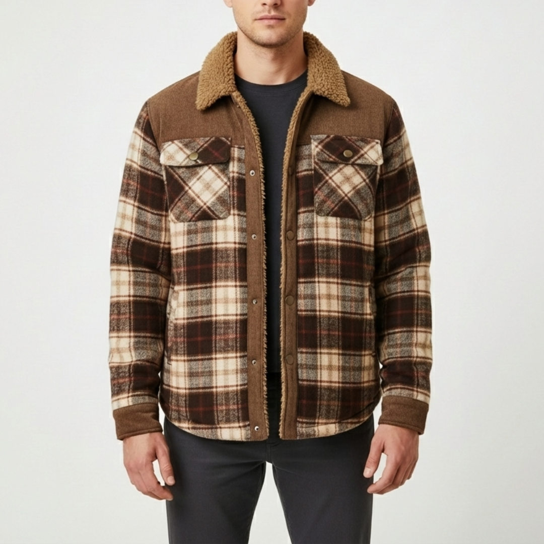 Nordspur | Insulated Flannel Shirt Jacket